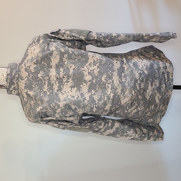 Military Combat Coat Flame Resist Insect Guard ACU Ripstop Small/Long - Picture 2 of 6